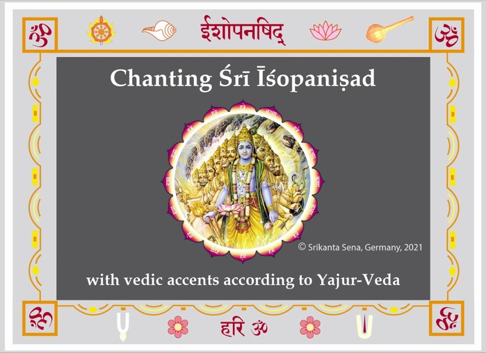 Isopanisad Recitation Sanskrit mit vedischen Akzenten